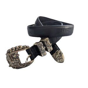 Brighton Disney Leather Belt | Vintage Train Scene | Collector Piece